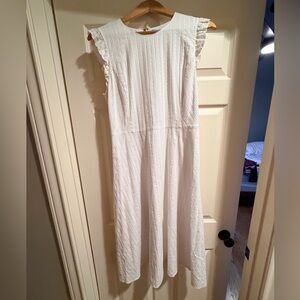 Draper James White Eyelet Dress, size 8